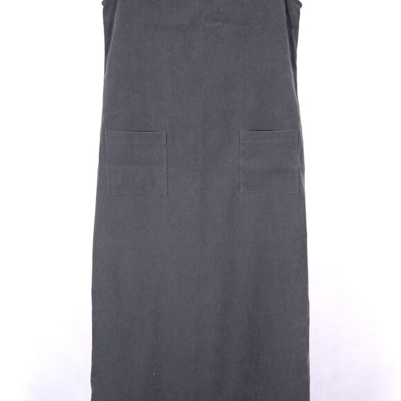 LL Bean Classic Jumper Sleeveless Dress Gray SZ 6 REG Modest Capsule Minimalist - Picture 2 of 7
